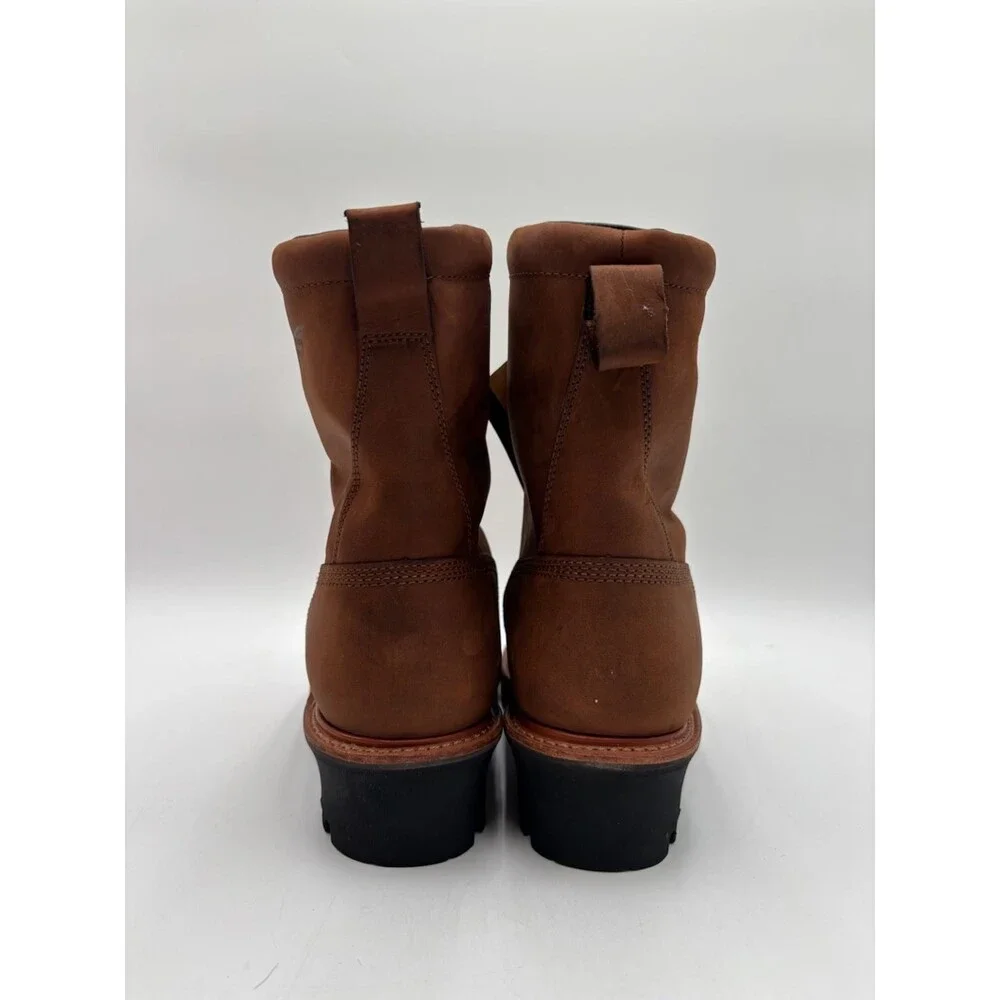 Red Wing Shoes 4417 Men's NEW Steel-Toe Waterproof EH Boots Brown US Size 8D